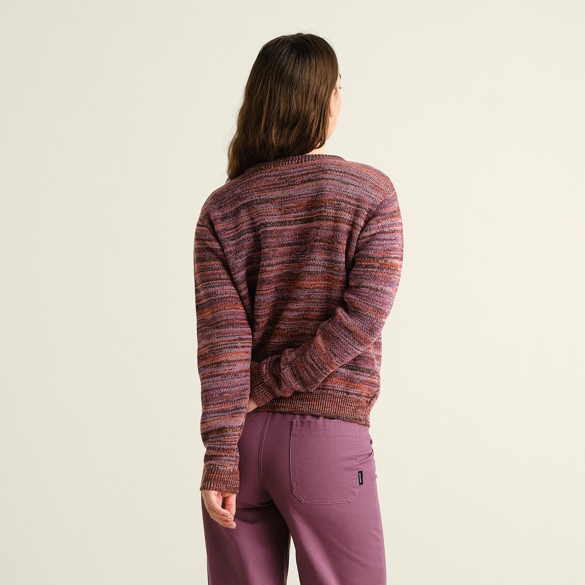 Dedicated Arendal TY Swan Multi Color Damen Strickpullover rost multi